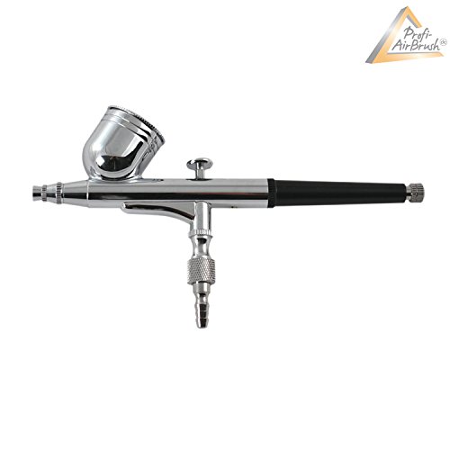 Profi AirBrush Set CARRY II ROSA – Airbrush Kompressor SET für Airbrushfarben AIRBRUSHPISTOLE DOUBLE ACTION-Gun 130 D mit 0,3mm Düse, OPTIMALES Airbrush-Kit für Nagel Design / Nailart, make up, Bodypainting , Tattoo, Tortendekoration, Modellbau, alle Standard-Aufgaben u.v.m.! Verwendbar mit allen Airbrushschablonen! LIMITIERTE AKTION! - 5
