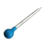 pipettenflasche Laborpipette mit Skala. SODIAL(R) Glaspipette mit Gummi-Pipettierball, Laborpipette mit Skala, 10 ml, Blau & Transparent
