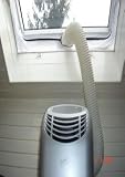 400 cm ventana perímetro Comfee Hot Air Stop 10000209 - Aislamiento para Ventanas (Accesorio de climatizador), Color Blanco