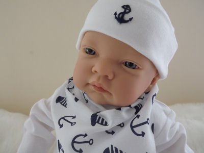 J. SAILOR BCLS BOY Childs 1st Reborn Newborn Weighted Doll Fake Toy Baby Girls Childs Birthday Christmas Gift UK Seller made by Saxon Reborns