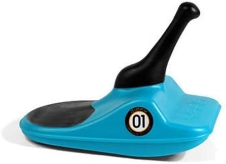 Zipfy Mini Luge Sledge Snow Tobaggan Handle Plastic Kids Adults New Sled Sleigh. (Blue)