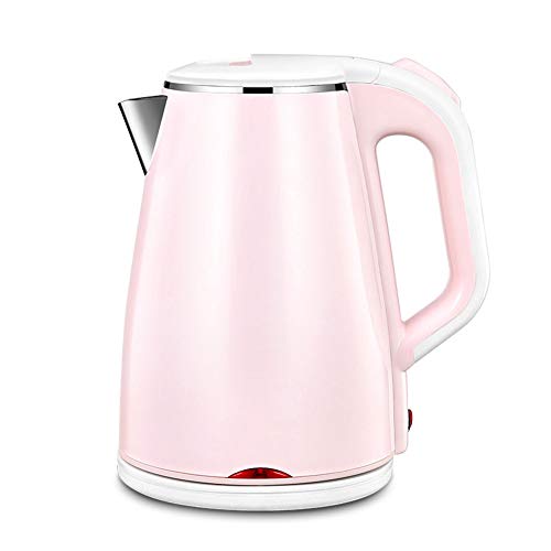 Bouilloire lectrique 304 De Qualit Alimentaire en Acier Inoxydable 1500W avec Fonction De Prservation De La Chaleur pour Maintenir l'eau  60 Degrs Celsius 220V 1.8 L,Pink