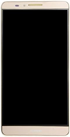 MOBILEPHONE REPLACEMENT PART ZY Huawei Mate 7 LCD Screen and Digitizer Full Assembly with Frame(Black) (Color : Gold)