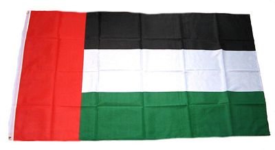 Preisvergleich Produktbild Flagge Fahne Vereinigte Arabische Emirate 90 x 150 cm