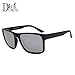 Produktbild Sonnenbrille Für Männer High Fashion Square Polarisierte Sonnenbrillen Designer Outdoor Reisen Sport Lightweight Comfort Sommer Uv400 Sand Schwarzen Rahmen Quecksilber