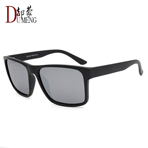 Preisvergleich Produktbild Sonnenbrille Für Männer High Fashion Square Polarisierte Sonnenbrillen Designer Outdoor Reisen Sport Lightweight Comfort Sommer Uv400 Sand Schwarzen Rahmen Quecksilber