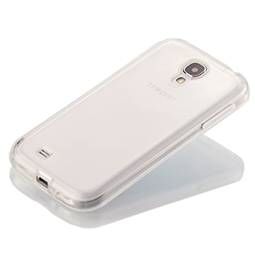 Silikon Soft Samsung Galaxy S4 i9500 Blickdicht   Transparent TPU H  lle Cover Skin Case Schale Bumper Tasche Etui Schutz  Transparent Farblos 
