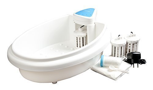 Hydrosana Foot electrolysis bath white from Artland with 3 Sink and 100 g Activation salt - Shipping returns
