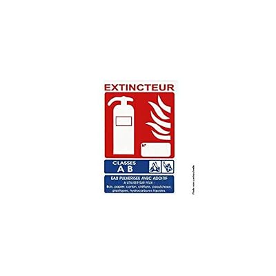 Securitegooddeal Panneau signalétique extincteur AB