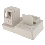 P Prettyia 3 IN 1 Docking Ladestation Desktop Ständer Ladestation aus Weiche Gummi Ladegerät mit Armbanduhr für iWatch iPhone - Weiß