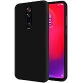 KZY İletişim Xiaomi Mi 9T ile Uyumlu İ&ccedil;i Kadife Soft Logosuz Lansman Silikon Kılıf - Siyah
