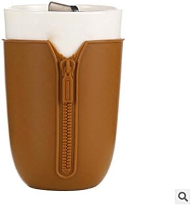 Dehua China Ceramics Insulating ceramic lovely simple personality with lid with lid coffee cup , 310ml