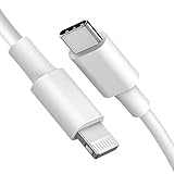 FLEXIBLE Y ROBUSTO: Este cable USB C Lightning cuenta con múltiple blindaje y conectores resistentes a la corrosión para garantizar la resistencia al desgaste diario y la vida útil de más de 15000 flexiones. El cable de 21 AWG posee menos resistencia interna y, por lo tanto, asegura una carga rápida y estable.