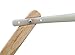 Deluxe Natural Wicker Crib / Moses Basket With White Waffle Dressing PLUS Pine Deluxe Wooden Rocking Stand Includes High Quality 100% Combed Jersey Cotton White Fitted Sheet