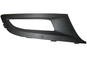 REPIAUTO Grille de pare-choc avant droite avec trou pour anti-brouillard compatible avec Volkswagen Polo 5 2009-2014