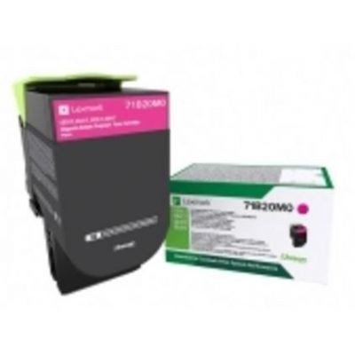 Lexmark 71B20M0 Toner laser 2300pages Magenta cartouche toner et laser - cartouches toner et laser (Toner laser, 2300 pages, Magenta, 1 pièce(s))