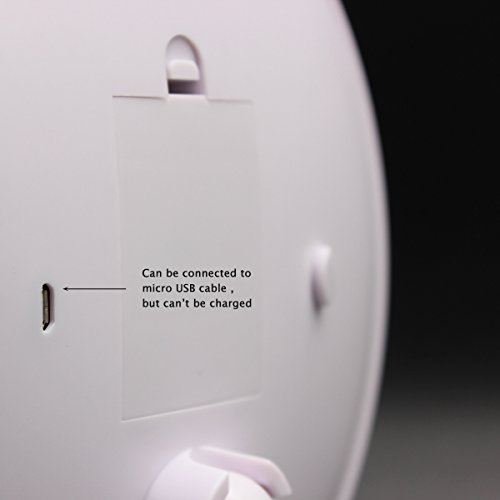 TFCFL 7x magnifying beleuchteten Make-up-Spiegel 360 ° rotierenden LED kosmetischen Vanity Spiegel mit Lichter - 5