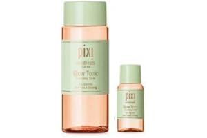 SWISSPERS Pixi Glow Tonic with Aloe Vera and Ginseng- 100ml- and 15ml Travel Size Mini Pixi Toner by Pixi