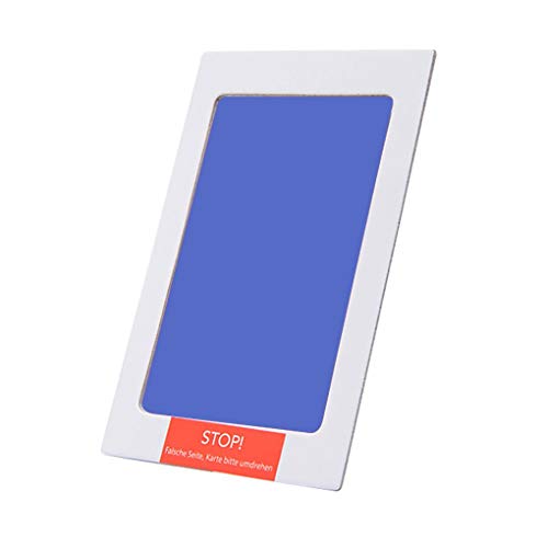 Preisvergleich Produktbild Babysbreath17 Baby-Säugling-Non-Toxic Baby Handabdruck Fußabdruck Impressum Inkpad Casting Eltern-Kind-Hand Inkpad Fingerabdruck-Wasserzeichen Himmelblau 9.5 * 5.8cm