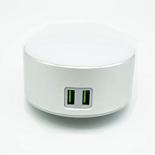 Preisvergleich Produktbild YUHT Intelligente LED-Nachttischlampe / Nachtlicht Dimmbares Licht Berührungsschalter 2 USB-Ladeanschluss