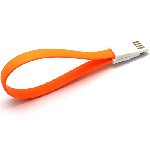 COM-PAD 8x High Speed USB 2.0 auf Micro USB Ladekabel und Datenkabel – Buntes Set Magnet-Flachkabel - 6