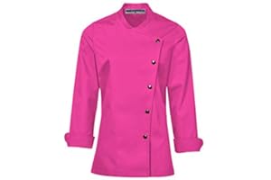 Uniformates Giacca da cuoco a manica lunga da donna e divisa da chef per maestri chef e pizzaioli