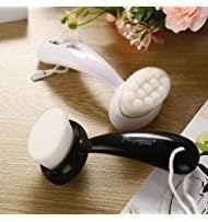 Miss Gorgeous Facial Cleansing Brush, Blackhead Remover, Pore Cleaner Acne Facial Cleanser Tool,Soft Facial Deep Cleaning Tools 2Pcs/Set (White+Black)
