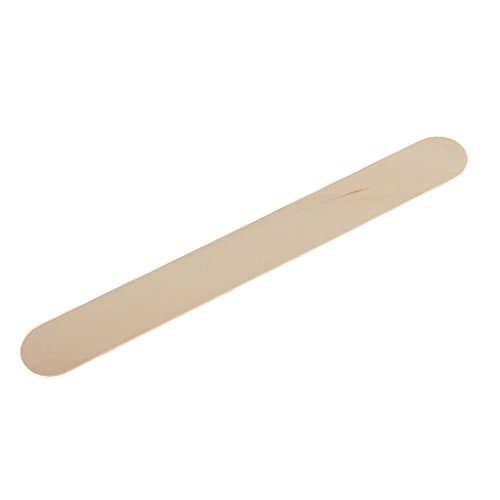 MagiDeal 50 Stück Holz Stäbchen, natur Birkenholz, 15*1.8*0.2cm als Rührstäbchen, Holzspatel - 7