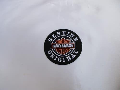Item is next day delivery. Harley Davidson Iron on Patch 9 cm when you're Sew On Shipping to France and England 4-6 days