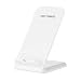Produktbild QI Kabelloses Tragbare Ladegerät Für iPhone / XR / XS / XS max | Drahtlose Ladegerät Power Qi Lade Pad Mat | Wireless Charger Stand Dock | Faltbar Halterung Induktive Ladestation Ständer (Weiß)