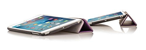 Forefront Cases® Neue Leder Hülle Tasche Case Cover für Apple iPad Mini 4 / 4th Generation (September 2015) – Rundum-Geräteschutz und intelligente Auto-Sleep-Wake-Funktion – inkl. Eingabestift - 3