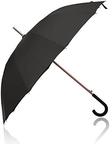 FiveMax 50 Inch J Handle Automatic Open Compact Umbrella