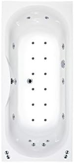 Phoenix Seville System 3 Acrylic Double Ended Whirlpool &amp; Airpool Spa Bath 1700mm x 750mm