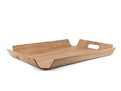 Bredemeijer BG00003 Plateau Madera Rectangulaire XL, Bois, Marron, 395x545x49mm