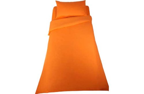 ColourMatch Jaffa Orange Bedding Set - Single.