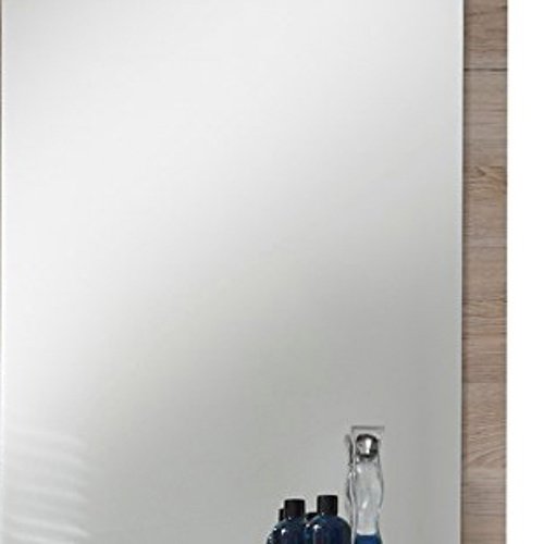 trendteam CS40190 Badezimmer Wandspiegel Eiche San Remo Nachbildung, BxHxT 60x75x15 cm, weiß - 3