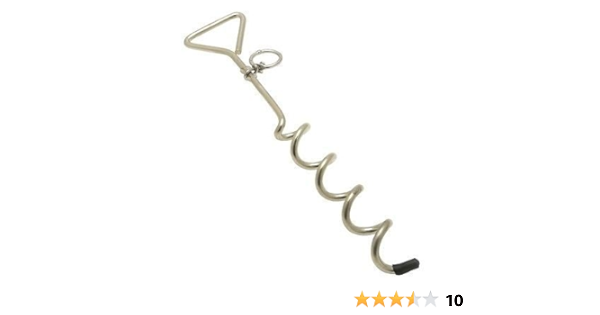 dog corkscrew tether