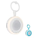 Lumi | Portable White Noise Machine | 16 Sounds | 3 Night Light Levels | Sleep Timer | 20 Hours Battery Life | Usb Rechargeable | Baby Sleep Aid | Sleep Sound Machine - White