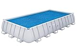 Bestway - Bâche solaire rectangulaire 703 x 366 cm pour piscine hors sol Frame Pool 671 x 366 cm et 732 x 366 cm