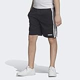 Elastischer Bund adidas Jungen Essentials 3-Streifen Woven Shorts, Black/White, 128