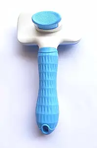 RvPaws Plastic self cleaning slicker brush for dogs puppy cat,undercoat Pet Grooming Deshedding Tool brush comb,pet grooming brush for dog cat hair