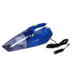 NIPPON Handheld Car Vacuum Cleaner High Power Wet and Dry Black Portable Car Cleaner Cum Tyre Inflator (Color - Blue)