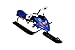 Produktbild xelba Snow Racer blau Lenkschlitten mit Bremse Bob Schlitten