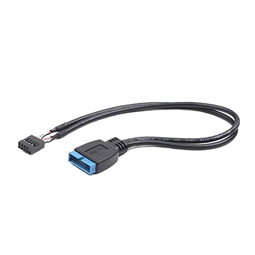 iggual IGG311745 USB 2.0 9-Pin USB 3.0 19-Pin Negro, Azul Adaptador de Cable - Adaptador para Cable (USB 2.0 9-Pin, USB 3.0 19-Pin, Negro, Azul)