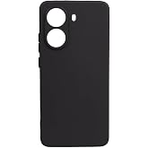 Elfia Xiaomi Poco X7 Pro ile Uyumlu Kılıf Silikon Mat Pastel Renkli Yumuşak Parmak İzi Bırakmayan İnce Kapak Biy Siyah