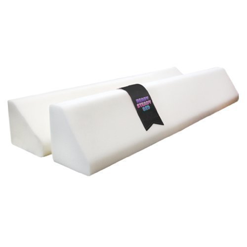 Childrens Foam Cot Safety Bumper Guard 50cm Travel Size, 2 Pack