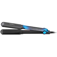 Plancha de Pelo Profesional Cerámica Glitter (Azul) Ultra Ligera con Placas Extra Anchas -