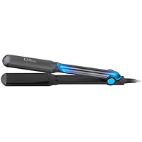 Plancha de Pelo Profesional Cerámica Glitter (Azul) Ultra Ligera con Placas Extra Anchas -