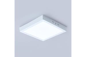 CANMEIJIA LED Ceiling Lights,20W 2000LM Bright Square Ceiling Light,6500K Daylight White Bathroom Light,Ultra-Thin Modern LED Flush Mount Ceiling Light for Bedroom,Garage,Hallway,Porch,Utility Room