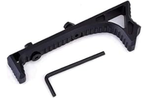 SBGJMY Tattica Mlok Keymod Impugnatura Frontale,Alluminio Link Curvo Arresto Della Mano Angolato Foregrip Accessori per il Sistema di Guida Mlok Keymod Handguard